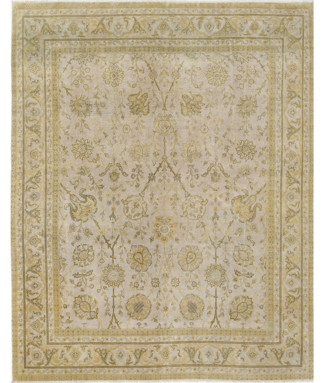 Ziegler 7'9'' X 9'9'' Hand-Knotted Wool Rug 7'9'' x 9'9'' (233 X 293) / Beige / N/A