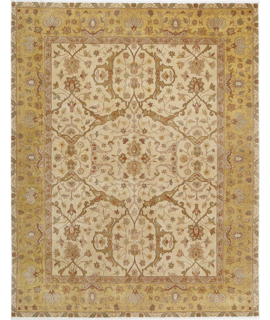 Ziegler 7'11'' X 10'0'' Hand-Knotted Wool Rug 7'11'' x 10'0'' (238 X 300) / Beige / N/A