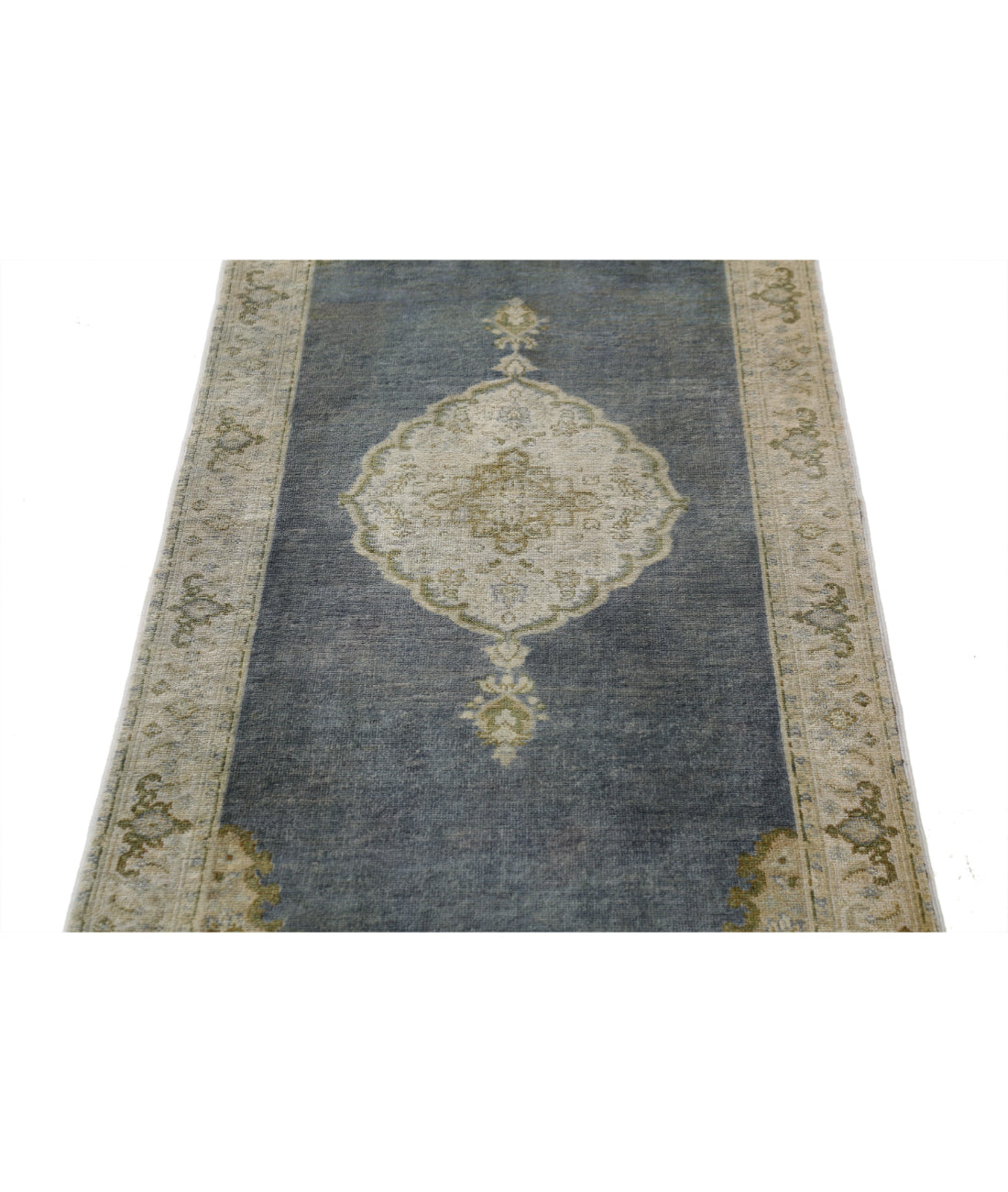 Ziegler 2'6'' X 7'9'' Hand-Knotted Wool Rug 2'6'' x 7'9'' (75 X 233) / Grey / Ivory