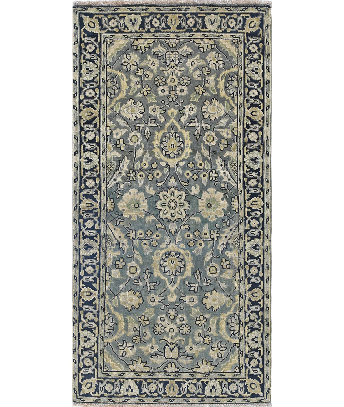 Ziegler 1'11'' X 3'11'' Hand-Knotted Wool Rug 1'11'' x 3'11'' (58 X 118) / Green / N/A