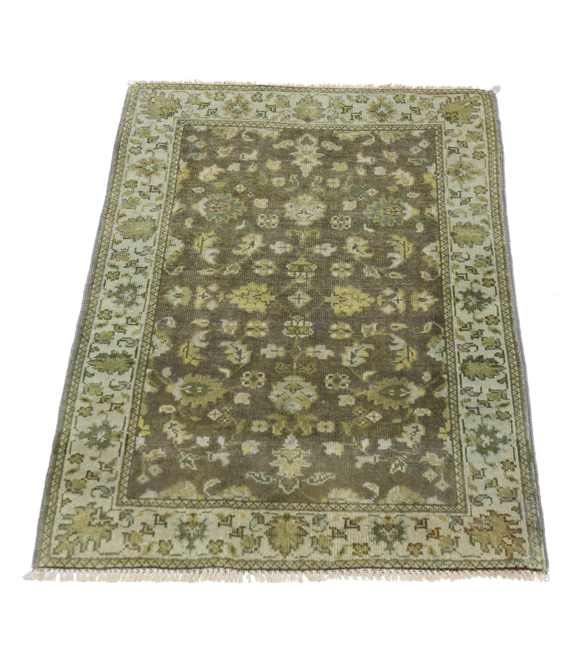 Ziegler 2'1'' X 2'11'' Hand-Knotted Wool Rug 2'1'' x 2'11'' (63 X 88) / Green / N/A