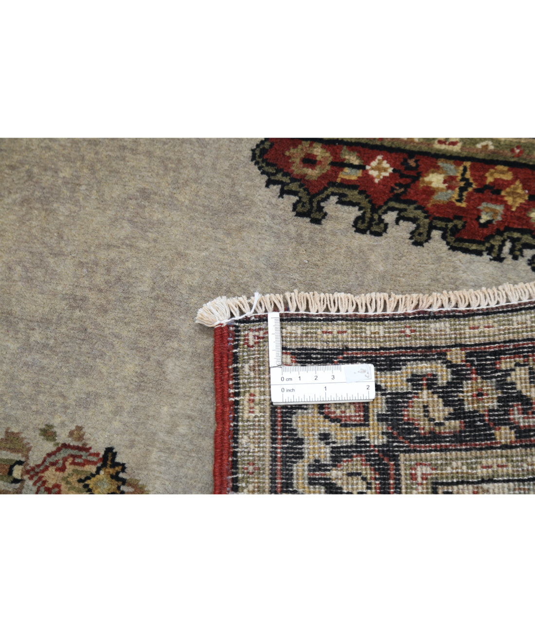Ziegler 2'3'' X 6'7'' Hand-Knotted Wool Rug 2'3'' x 6'7'' (68 X 198) / Grey / Blue