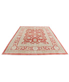 Sultanabad 8'1'' X 9'10'' Hand-Knotted Wool Rug 8'1'' x 9'10'' (243 X 295) / Red / Green