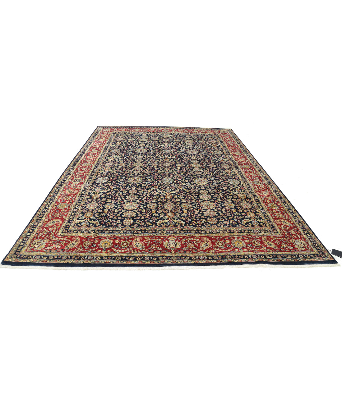Heritage 8'9'' X 11'11'' Hand-Knotted Wool Rug 8'9'' x 11'11'' (273 X 368) / Blue / Red