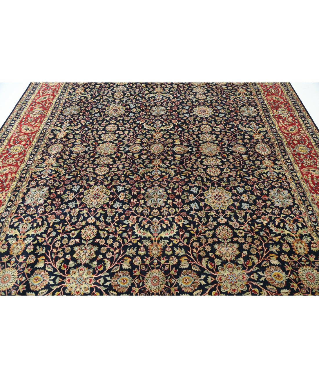 Heritage 8'9'' X 11'11'' Hand-Knotted Wool Rug 8'9'' x 11'11'' (273 X 368) / Blue / Red