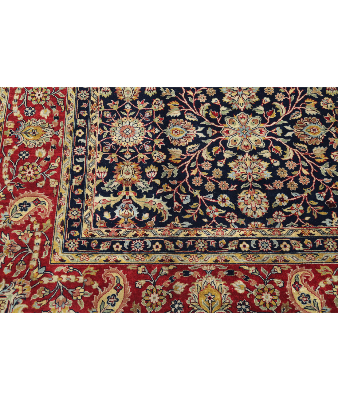 Heritage 8'9'' X 11'11'' Hand-Knotted Wool Rug 8'9'' x 11'11'' (273 X 368) / Blue / Red