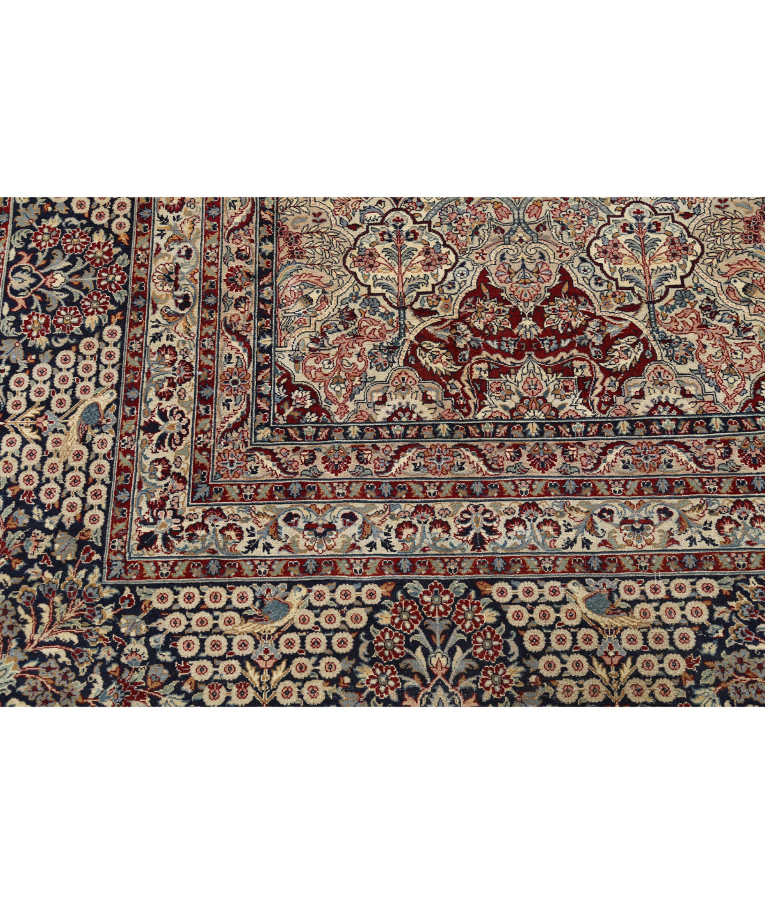 Heritage 12'0'' X 18'3'' Hand-Knotted Wool Rug 12'0'' x 18'3'' (360 X 548) / Red / Blue
