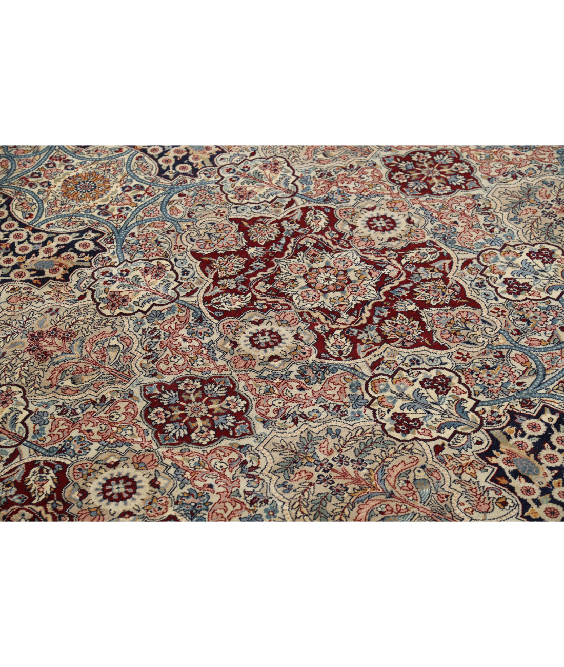 Heritage 12'0'' X 18'3'' Hand-Knotted Wool Rug 12'0'' x 18'3'' (360 X 548) / Red / Blue