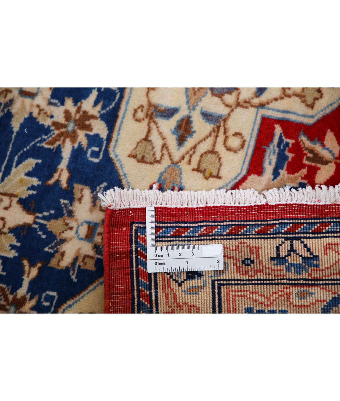 Heritage 3'10'' X 9'4'' Hand-Knotted Wool Rug 3'10'' x 9'4'' (115 X 280) / Red / Taupe