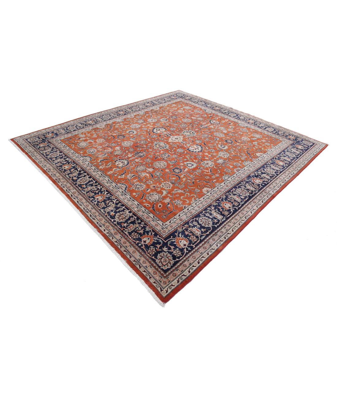 Heritage 8'5'' X 9'3'' Hand-Knotted Wool Rug 8'5'' x 9'3'' (253 X 278) / Red / Blue