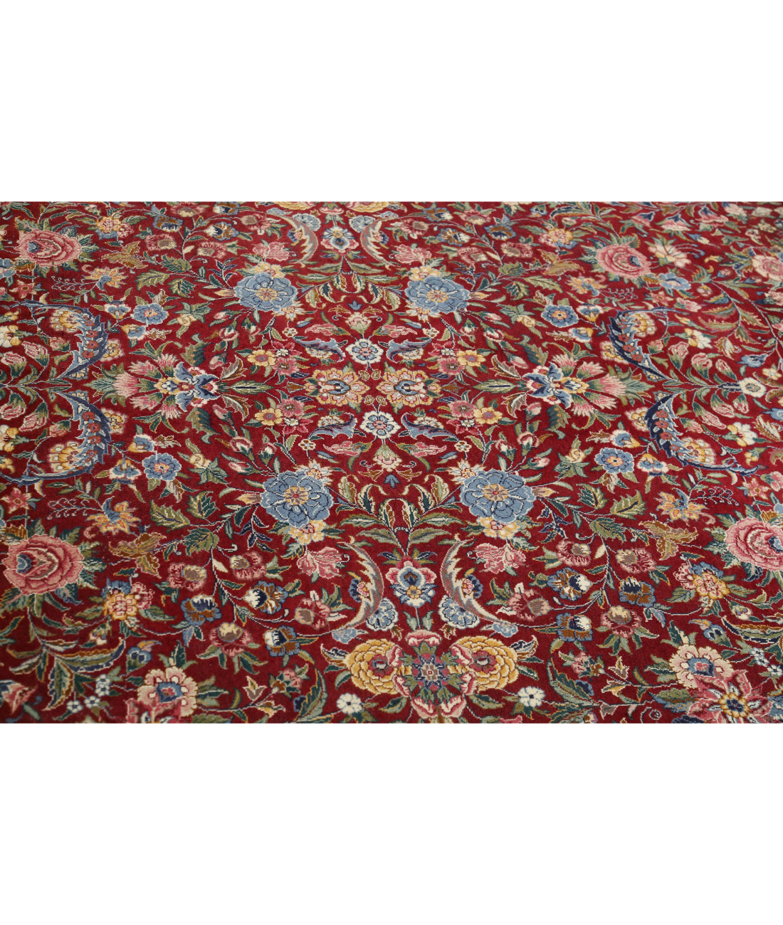 Heritage 10'1'' X 14'0'' Hand-Knotted Wool Rug 10'1'' x 14'0'' (303 X 420) / Red / Ivory