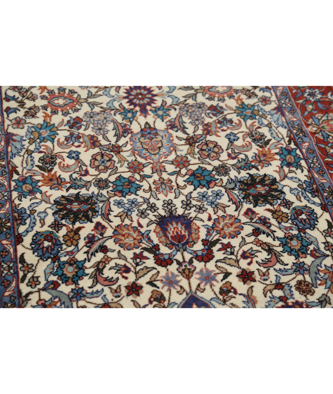 Heritage 2'8'' X 14'3'' Hand-Knotted Wool Rug 2'8'' x 14'3'' (80 X 428) / Ivory / Red