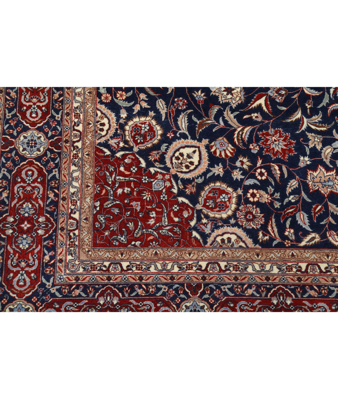 Heritage 6'8'' X 9'10'' Hand-Knotted Wool Rug 6'8'' x 9'10'' (200 X 295) / Blue / Red