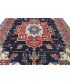 Heriz 9'11'' X 14'6'' Hand-Knotted Wool Rug 9'11'' x 14'6'' (298 X 435) / Blue / Pink