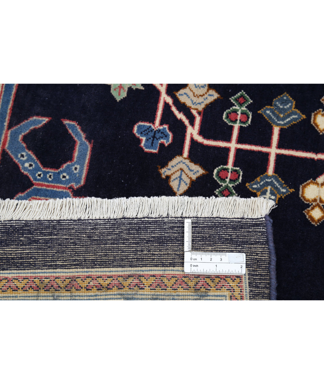 Heriz 9'11'' X 14'6'' Hand-Knotted Wool Rug 9'11'' x 14'6'' (298 X 435) / Blue / Pink