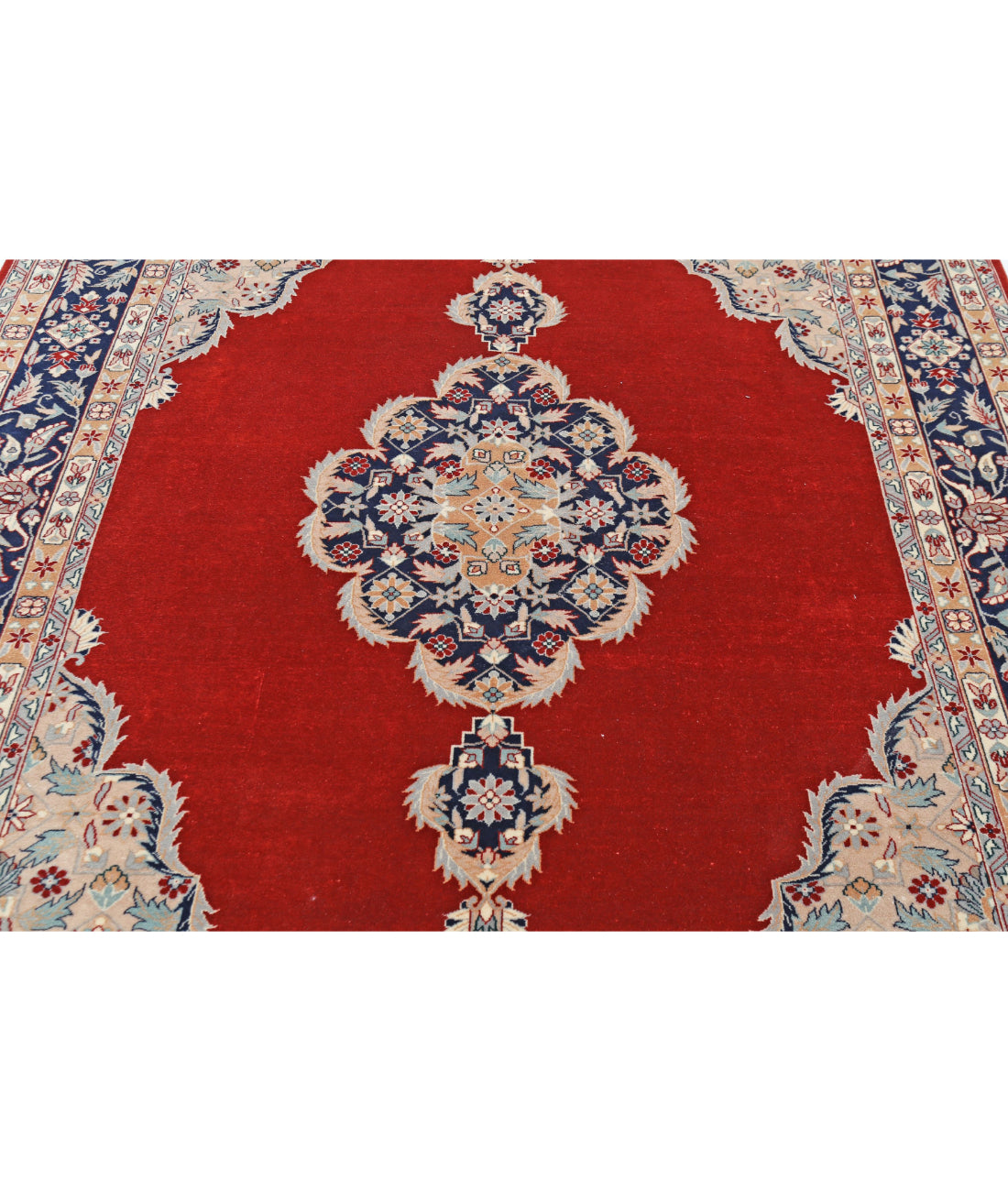 Heritage 6'0'' X 8'11'' Hand-Knotted Wool Rug 6'0'' x 8'11'' (180 X 268) / Red / Blue