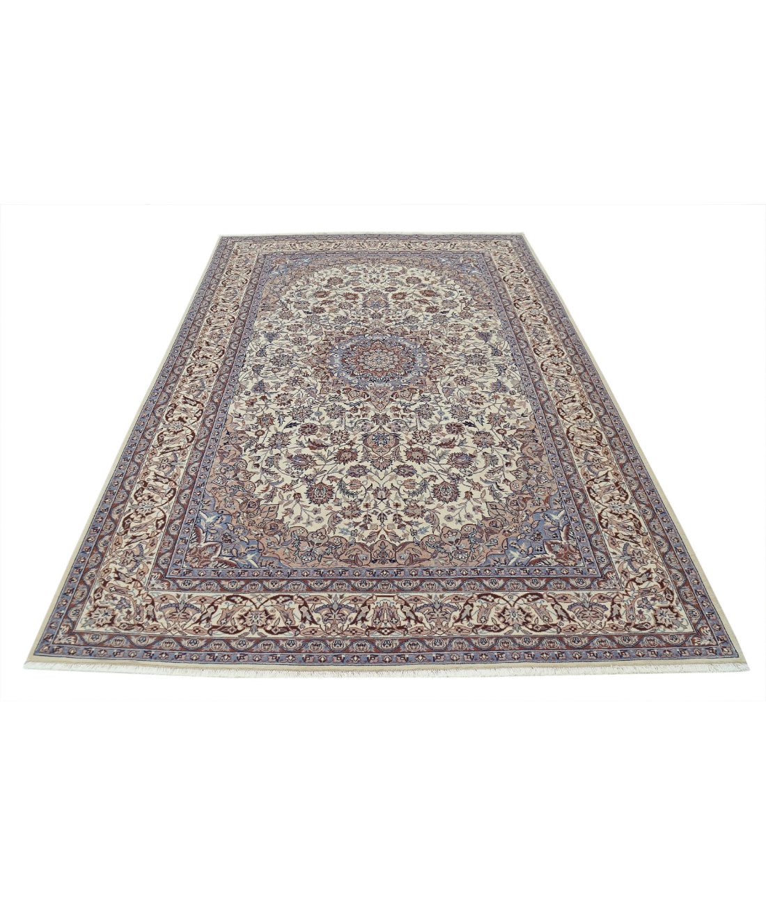 Heritage 5'11'' X 9'0'' Hand-Knotted Wool Rug 5'11'' x 9'0'' (178 X 270) / Ivory / Ivory