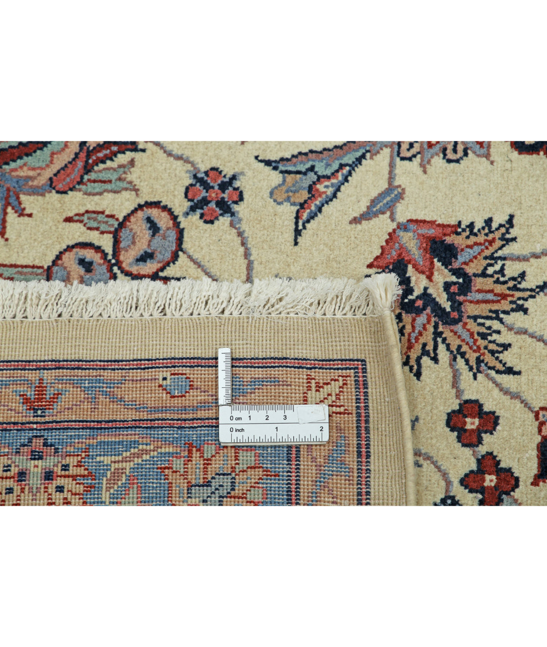 Heritage 8'1'' X 11'5'' Hand-Knotted Wool Rug 8'1'' x 11'5'' (243 X 343) / Ivory / Blue