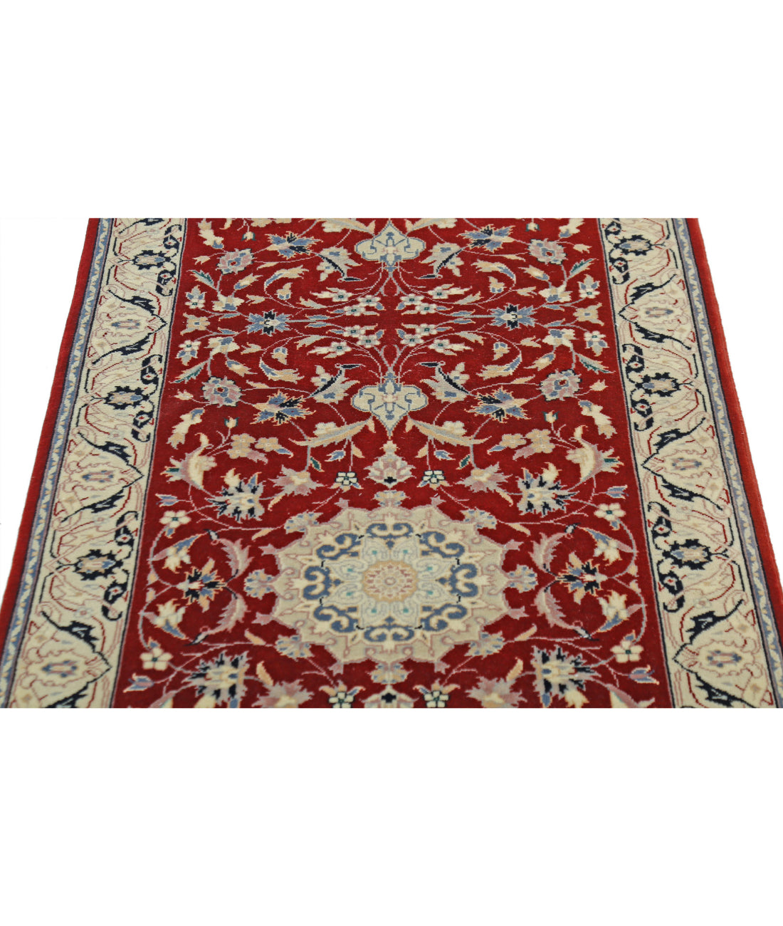 Heritage 2'6'' X 7'11'' Hand-Knotted Wool Rug 2'6'' x 7'11'' (75 X 238) / Red / Ivory