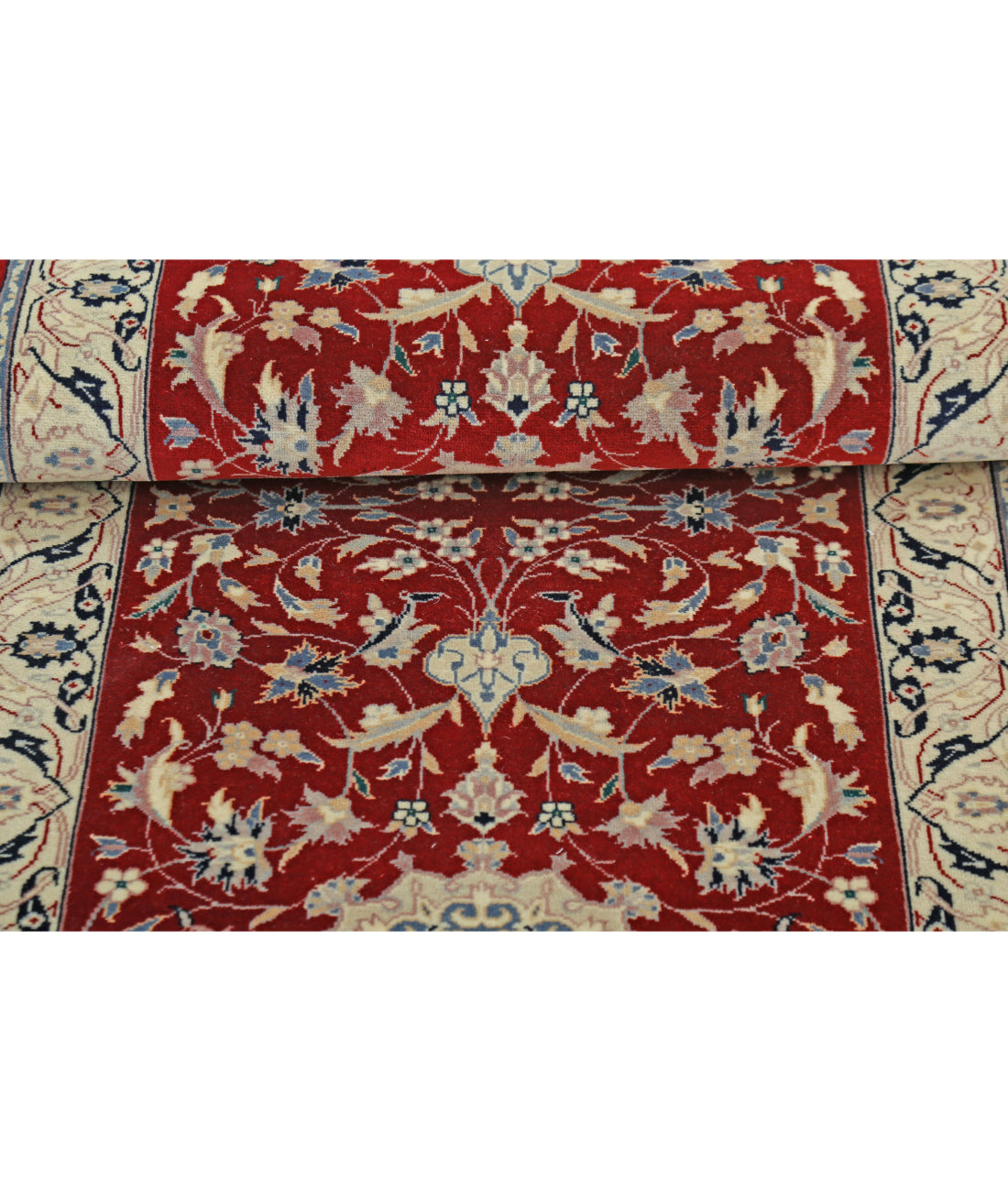 Heritage 2'6'' X 7'11'' Hand-Knotted Wool Rug 2'6'' x 7'11'' (75 X 238) / Red / Ivory