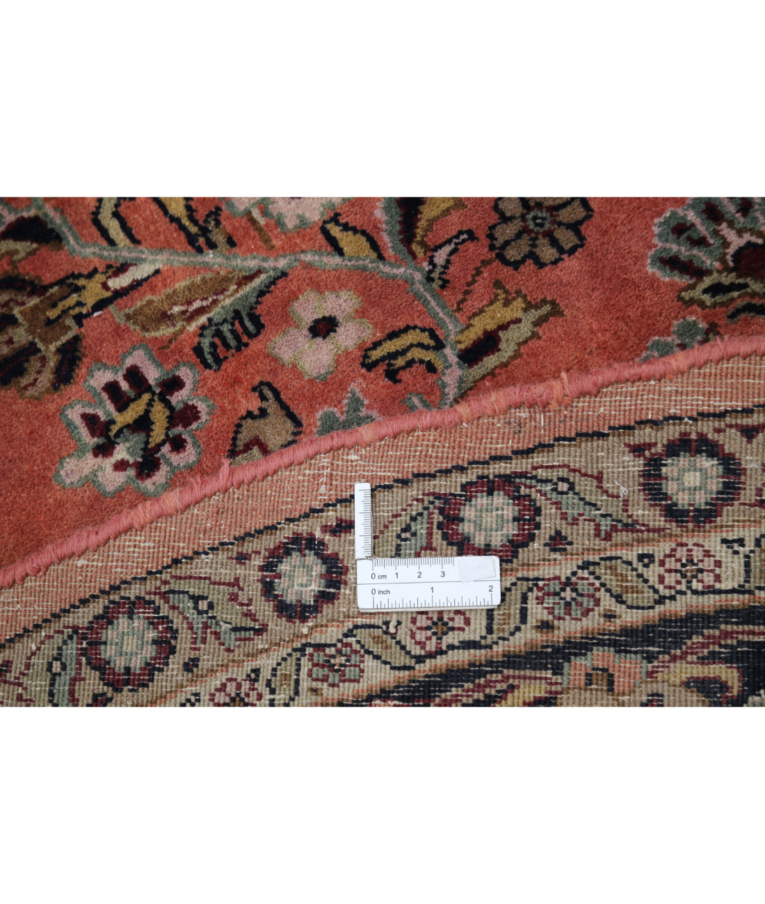 Heritage 7'8'' X 7'10'' Hand-Knotted Wool Rug 7'8'' x 7'10'' (230 X 235) / Pink / Blue