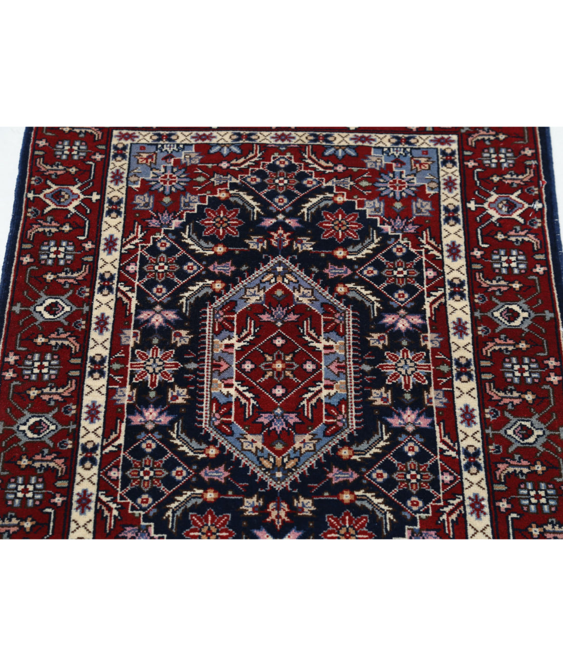 Heritage 2'0'' X 3'0'' Hand-Knotted Wool Rug 2'0'' x 3'0'' (60 X 90) / Blue / Red