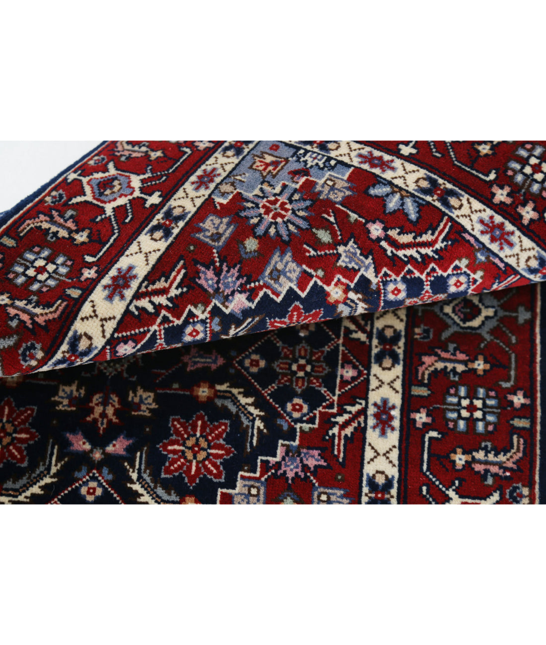 Heritage 2'0'' X 3'0'' Hand-Knotted Wool Rug 2'0'' x 3'0'' (60 X 90) / Blue / Red