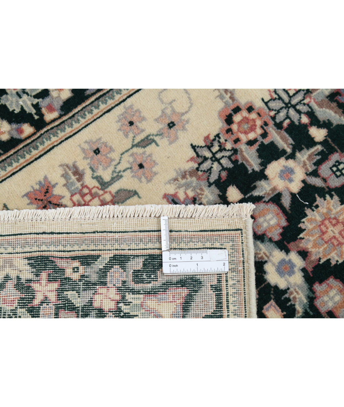 Heritage 2'6'' X 13'7'' Hand-Knotted Wool Rug 2'6'' x 13'7'' (75 X 408) / Ivory / Green