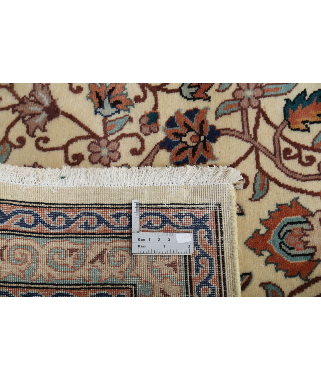 Heritage 2'6'' X 19'10'' Hand-Knotted Wool Rug 2'6'' x 19'10'' (75 X 595) / Beige / Green