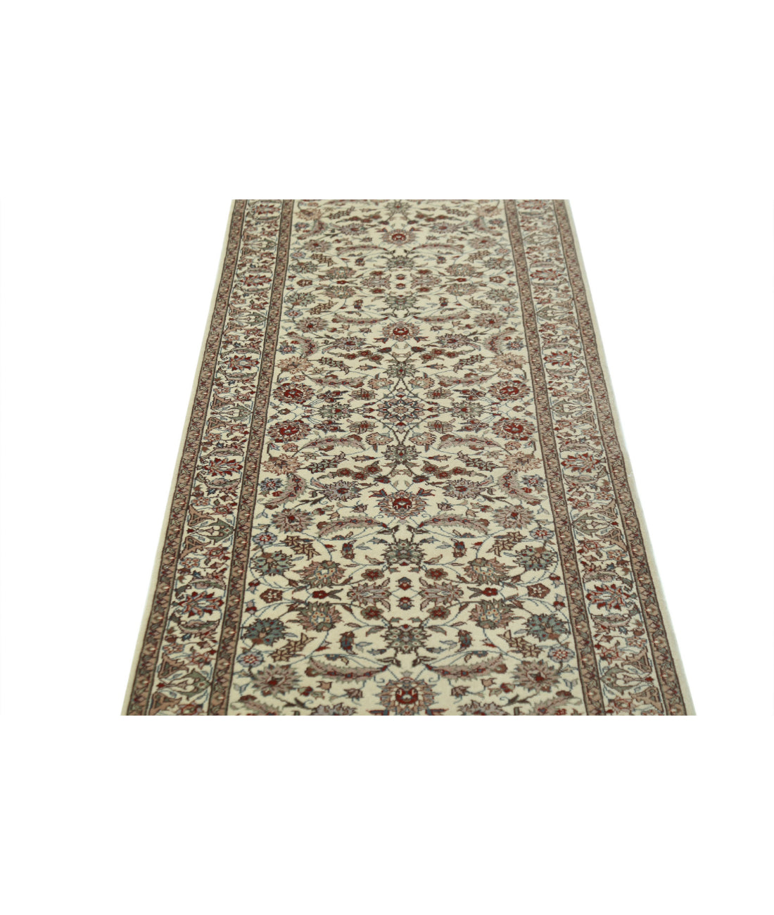 Heritage 2'6'' X 11'11'' Hand-Knotted Wool Rug 2'6'' x 11'11'' (75 X 358) / Ivory / Taupe