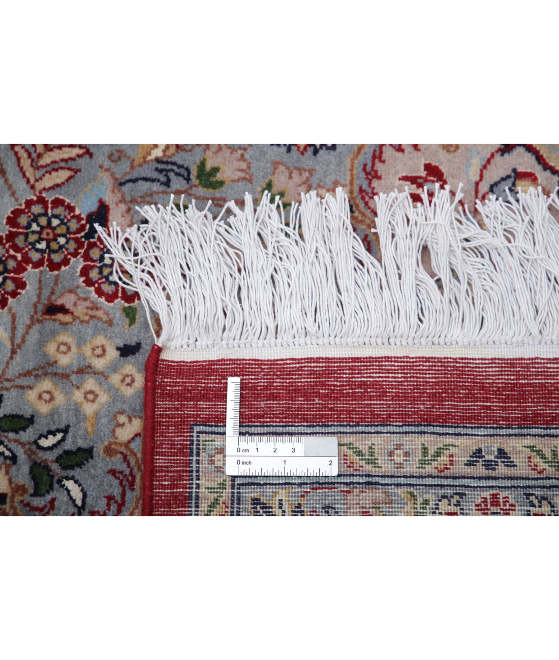 Heritage 9'1'' X 12'1'' Hand-Knotted Wool-Silk Rug 9'1'' x 12'1'' (273 X 363) / Red / Blue