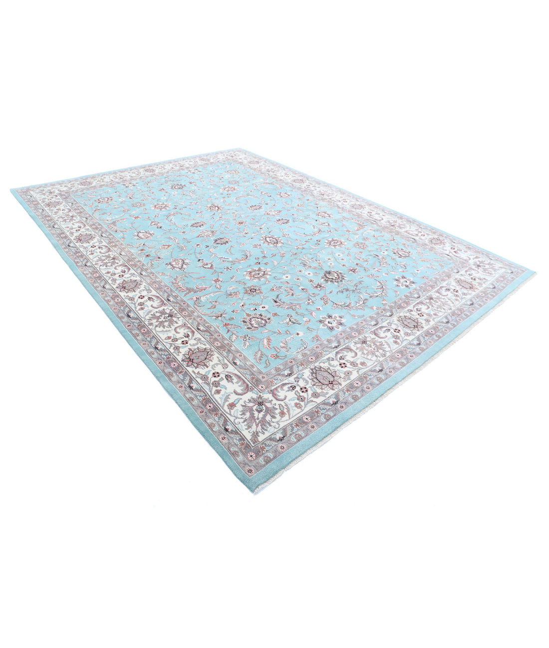 Heritage 8'10'' X 12'0'' Hand-Knotted Wool Rug 8'10'' x 12'0'' (265 X 360) / Blue / Ivory