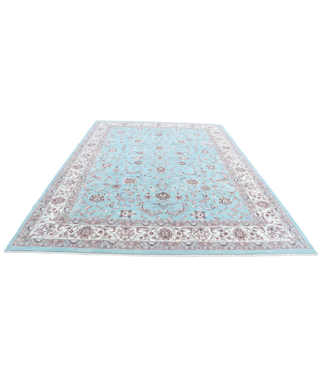 Heritage 8'10'' X 12'0'' Hand-Knotted Wool Rug 8'10'' x 12'0'' (265 X 360) / Blue / Ivory