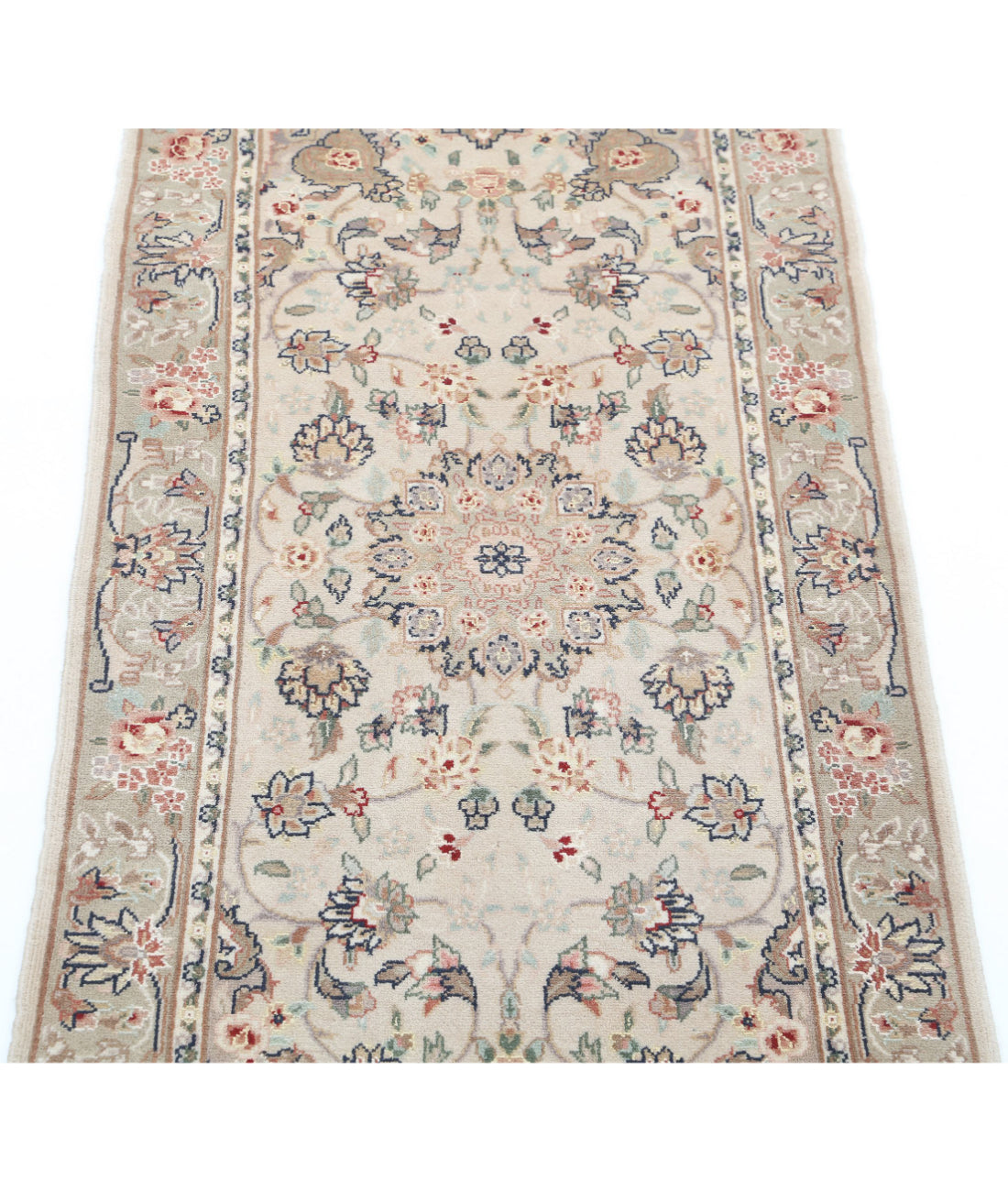 Heritage 2'0'' X 3'11'' Hand-Knotted Wool Rug 2'0'' x 3'11'' (60 X 118) / Ivory / Grey