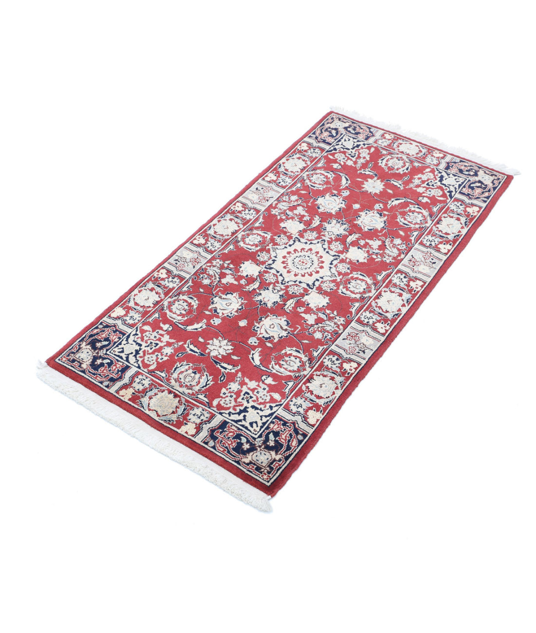 Heritage 2'0'' X 4'2'' Hand-Knotted Wool Rug 2'0'' x 4'2'' (60 X 125) / Red / Ivory