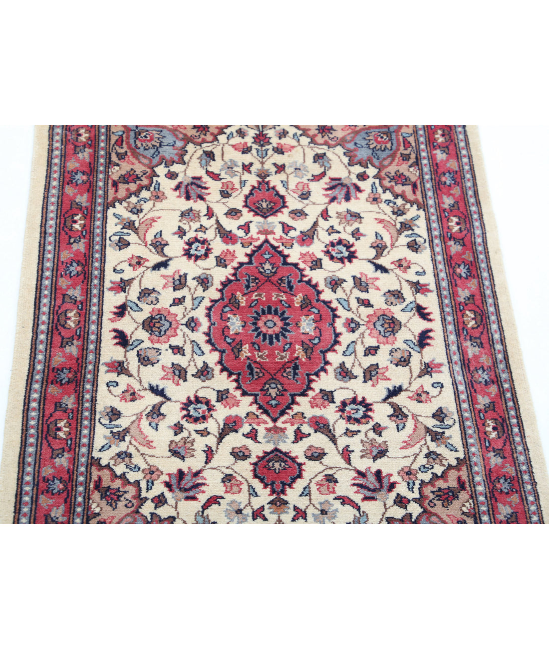 Heritage 2'1'' X 3'1'' Hand-Knotted Wool Rug 2'1'' x 3'1'' (63 X 93) / Ivory / Red