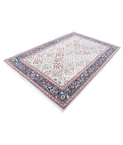 Heritage 6'1'' X 9'2'' Hand-Knotted Wool Rug 6'1'' x 9'2'' (183 X 275) / Ivory / Blue