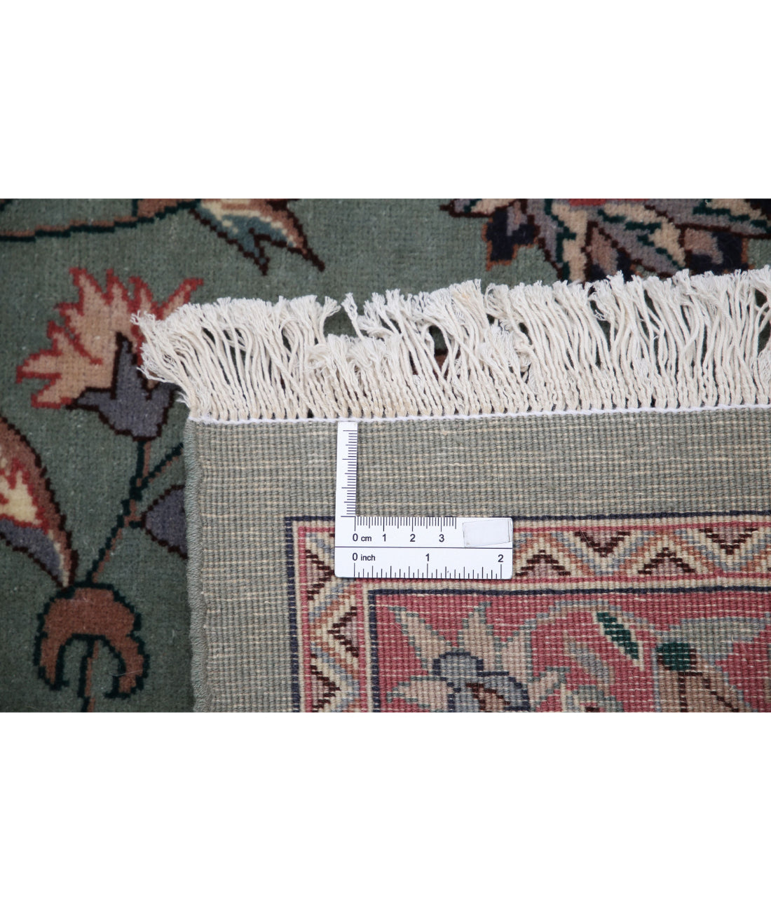 Heritage 9'2'' X 12'0'' Hand-Knotted Wool Rug 9'2'' x 12'0'' (275 X 360) / Green / Ivory