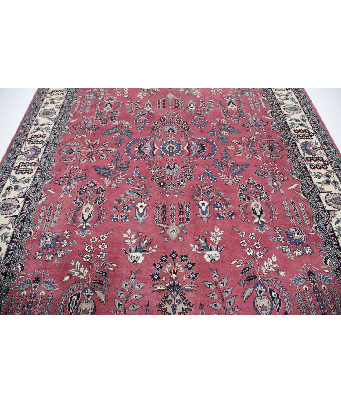Heritage 8'2'' X 10'2'' Hand-Knotted Wool Rug 8'2'' x 10'2'' (245 X 305) / Pink / Ivory