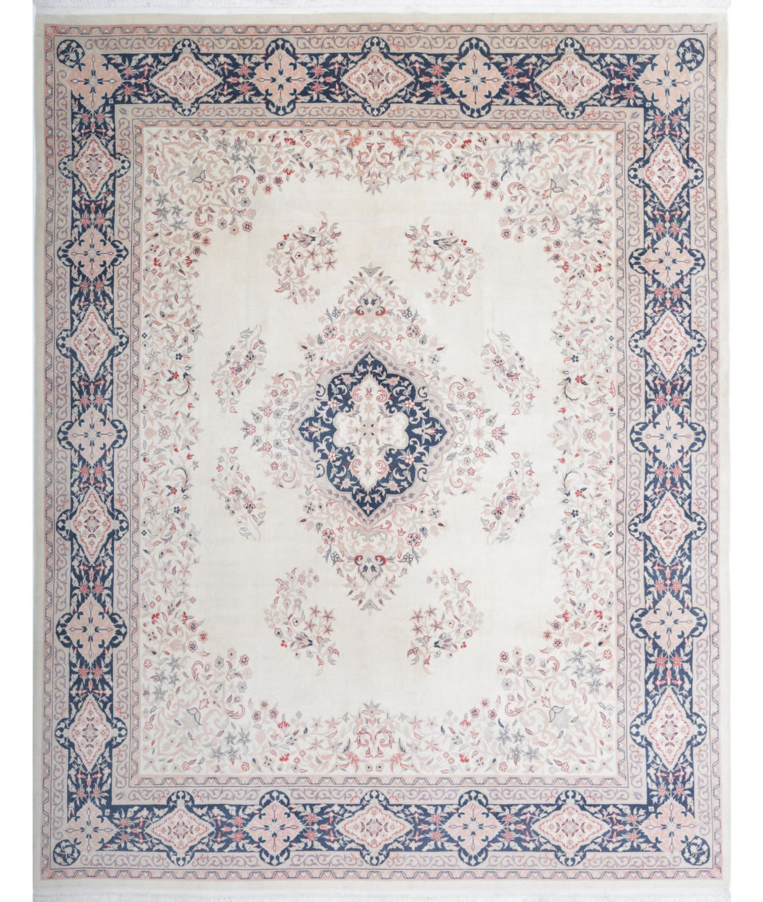 Heritage 8'1'' X 10'0'' Hand-Knotted Wool Rug 8'1'' x 10'0'' (243 X 300) / Ivory / Black