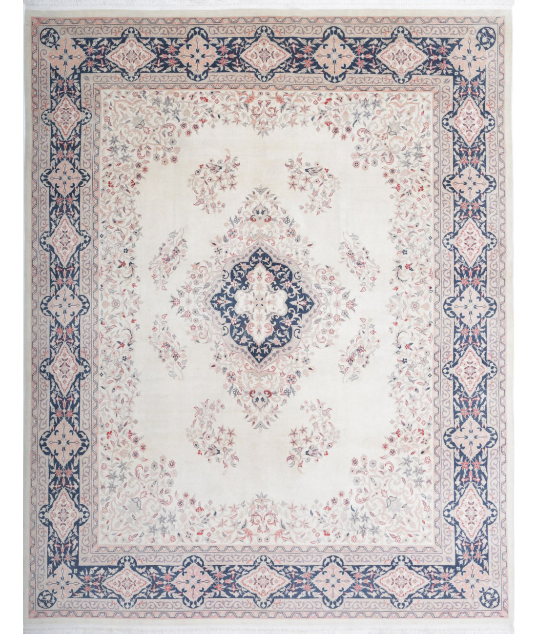 Heritage 8'1'' X 10'0'' Hand-Knotted Wool Rug 8'1'' x 10'0'' (243 X 300) / Ivory / Black