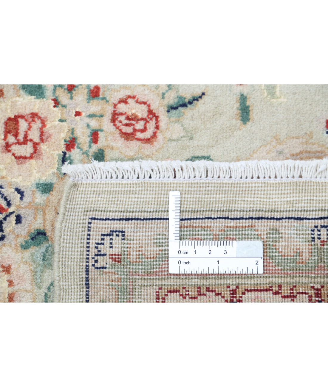 Heritage 5'10'' X 8'9'' Hand-Knotted Wool Rug 5'10'' x 8'9'' (175 X 263) / Green / Ivory