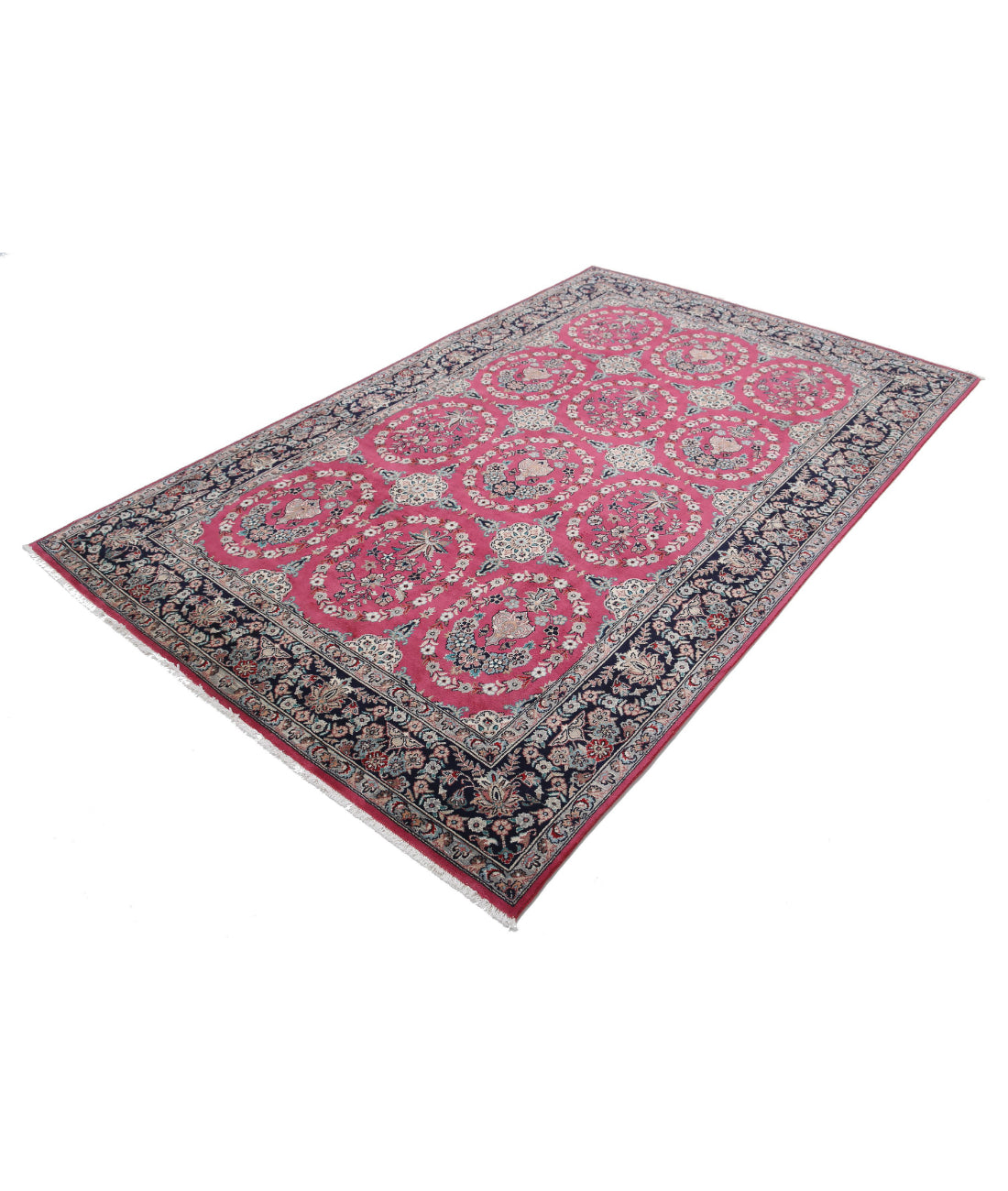 Heritage 5'10'' X 9'3'' Hand-Knotted Wool Rug 5'10'' x 9'3'' (175 X 278) / Red / Black