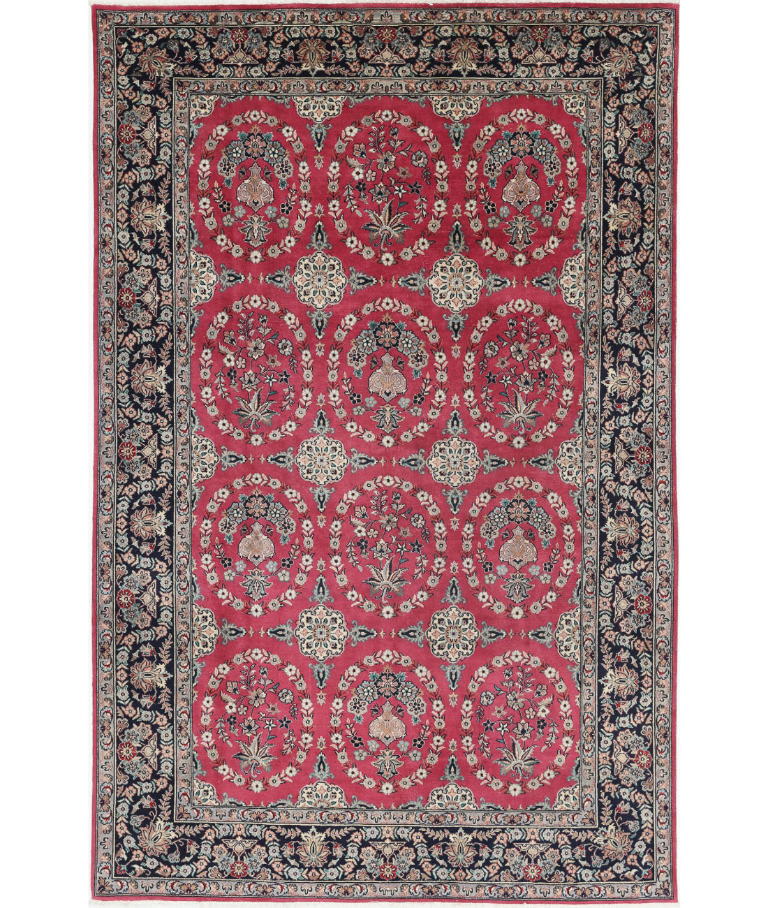 Heritage 5'10'' X 9'3'' Hand-Knotted Wool Rug 5'10'' x 9'3'' (175 X 278) / Red / Black