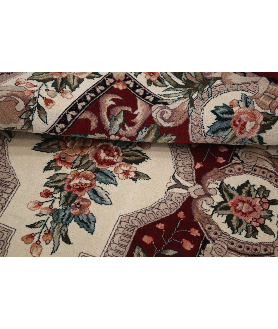 Heritage 3'10'' X 5'8'' Hand-Knotted Wool Rug 3'10'' x 5'8'' (115 X 170) / Red / Ivory