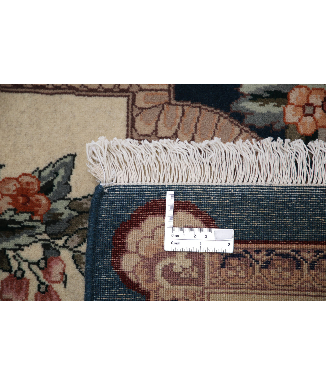 Heritage 3'10'' X 5'9'' Hand-Knotted Wool Rug 3'10'' x 5'9'' (115 X 173) / Green / Ivory