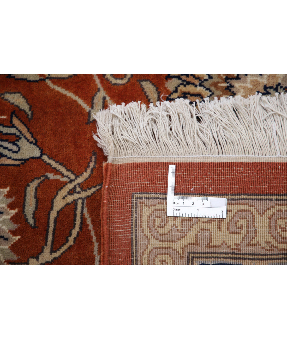 Heritage 10'2'' X 13'10'' Hand-Knotted Wool Rug 10'2'' x 13'10'' (305 X 415) / Rust / Ivory