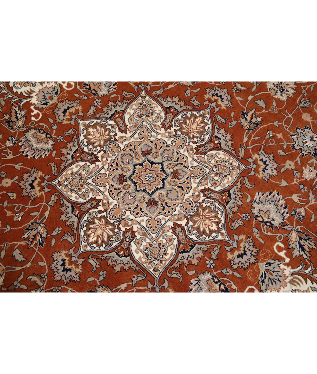 Heritage 10'2'' X 13'11'' Hand-Knotted Wool Rug 10'2'' x 13'11'' (305 X 418) / Rust / Ivory