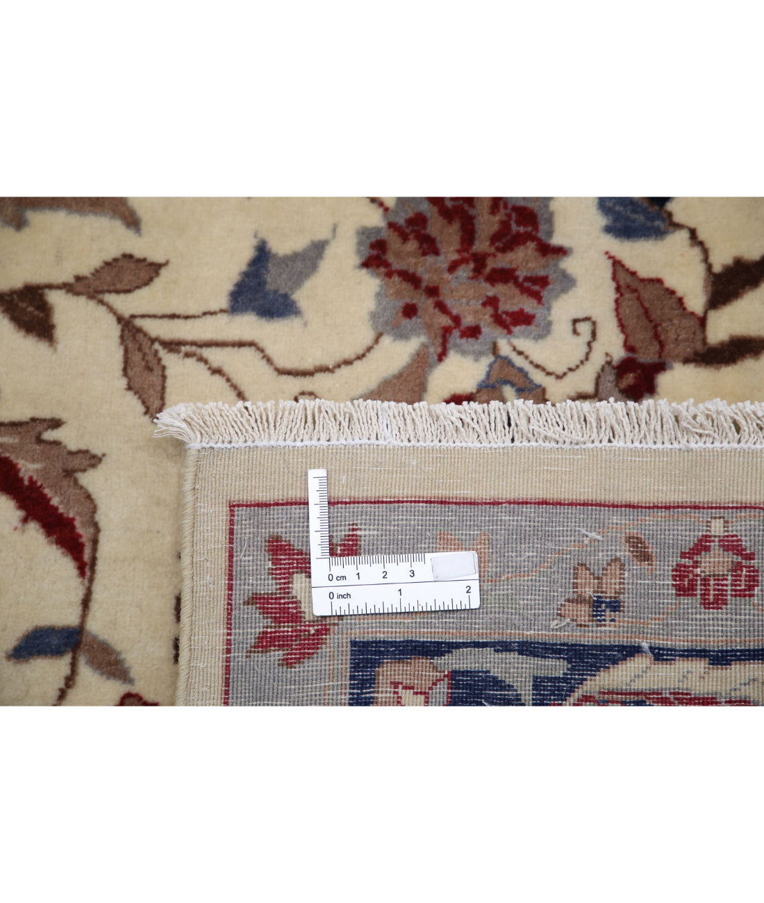 Heritage 5'0'' X 7'5'' Hand-Knotted Wool Rug 5'0'' x 7'5'' (150 X 223) / Ivory / Blue
