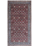 Heritage 9'0'' X 17'9'' Hand-Knotted Wool Rug 9'0'' x 17'9'' (150 X 210) / Red / Blue